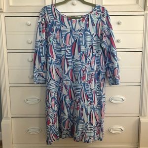 Lilly Pulitzer Red Right Return Marlowe size M